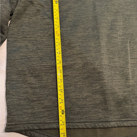 Under Armour Olive Quarter-Zip Pullover - Picture 6 of 7